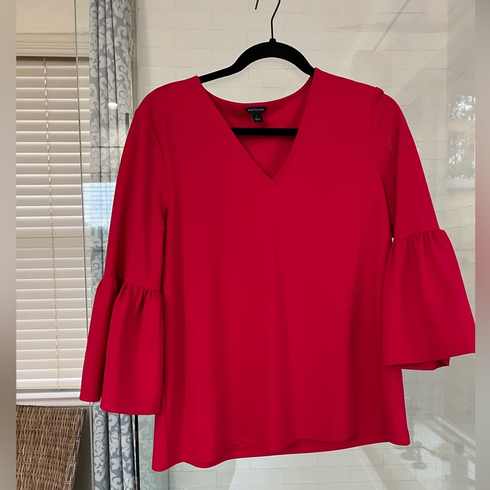 Ann Taylor fuchsia blouse